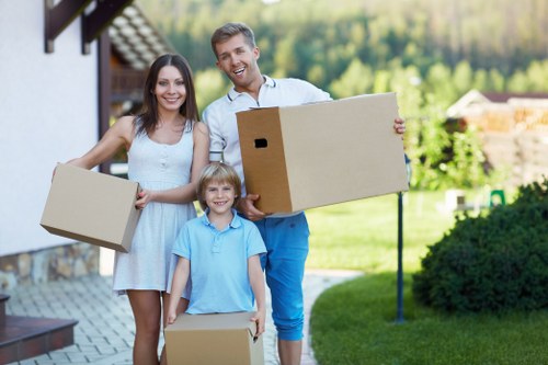 Customer choosing a payment method for Man With Van Brent services