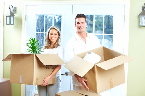 Commercial removal van service for a Brent business