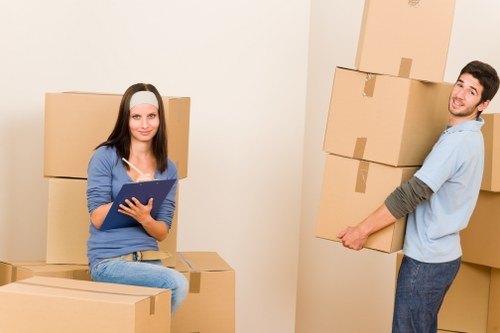 Local office movers handling desks and furniture in Brent
